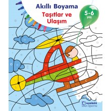 Akıllı Boyama Taşıtlar ve Ulaşım 5-6 Yaş Uçanbalık