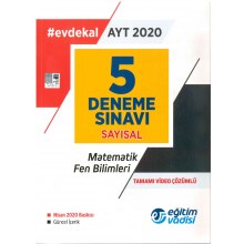 AYT 5 Deneme Sınavı Sayısal Eğitim Vadisi