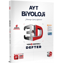 AYT Biyoloji Video Destekli Defter 3D Yayınları