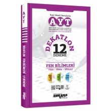 AYT Dekatlon Fen Bilimleri 12 Deneme Ankara Yayıncılık