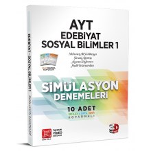 AYT Edebiyat Sosyal Bilimler 1 Simülasyon Denemeleri 3D Yayınları