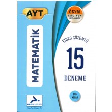 AYT Matematik 15 Tamamı Çözümlü Deneme Paraf Yayınları