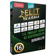 Elit Karma 8. Sınıf T.C. İnkılap Tarihi ve Atatürkçülük Denemeleri 1.Dönem Paraf Yayınları
