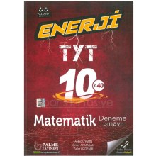 Enerji TYT Matematik 10 Deneme Sınavı +2 Online Deneme Palme Yayınları