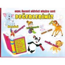 Okul Öncesi Eğitici Hikaye Seti Değerlerimiz Pembe Patikler