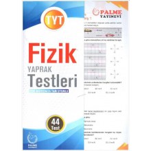 TYT Fizik Yaprak Testleri 44 Test Palme Yayınları