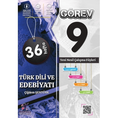 9.Sınıf Görev Türk Dili ve Edebiyatı Yeni Nesil Çalışma Föyleri Armada Yayınları