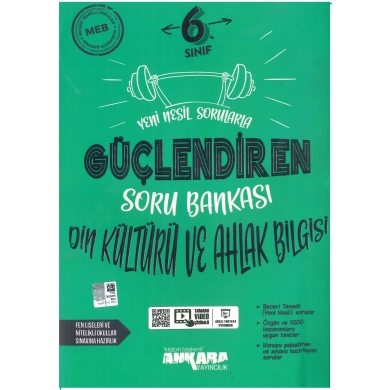 6. Sınıf Din Kültürü ve Ahlak Bilgisi Güçlendiren Soru Bankası Ankara Yayıncılık