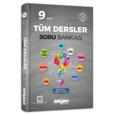 9.Sınıf Tüm Dersler Soru Bankası Ankara Yayıncılık