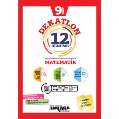 9.Sınıf Dekatlon Matematik 12 Deneme Ankara Yayıncılık