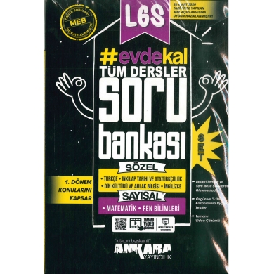 8.Sınıf LGS 1.Dönem Tüm Dersler Soru Bankası Ankara Yayıncılık