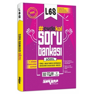 8.Sınıf LGS 1.Dönem Soru Bankası Sözel Ankara Yayıncılık
