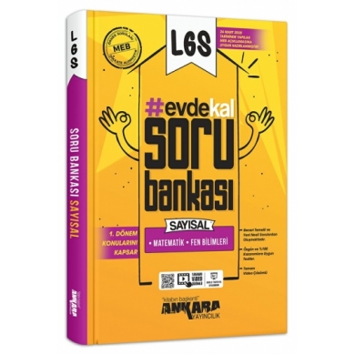 8.Sınıf LGS 1.Dönem Soru Bankası Sayısal Ankara Yayıncılık