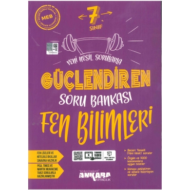 7. Sınıf Fen Bilimleri Güçlendiren Soru Bankası Ankara Yayıncılık