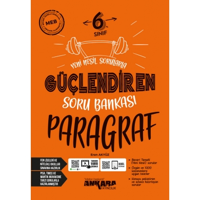 6. Sınıf Paragraf Güçlendiren Soru Bankası Ankara Yayıncılık