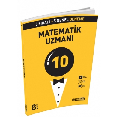 8. Sınıf Matematik Uzmanı 10 Deneme Sınavı Hız Yayınları