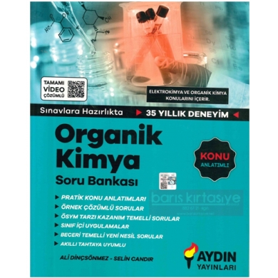 AYT Organik Kimya Konu Anlatımlı Soru Bankası Aydın Yayınları