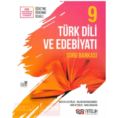 9.Sınıf Türk Dili ve Edebiyatı Soru Bankası Nitelik Yayınları