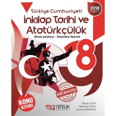 8. Sınıf T.C. İnkılap Tarihi ve Atatürkçülük Konu Kitabı Nitelik Yayınları