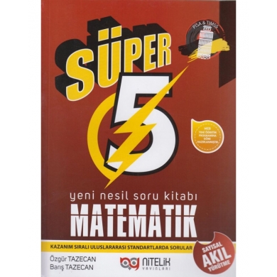 5.Sınıf Süper Matematik Soru Kitabı Nitelik Yayınları