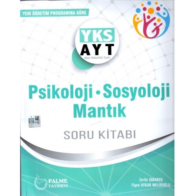 AYT Psikoloji-Sosyoloji-Mantık Soru Kitabı Palme Yayınları