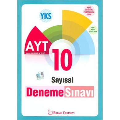 AYT Sayısal 10 Deneme Sınavı Palme Yayınları