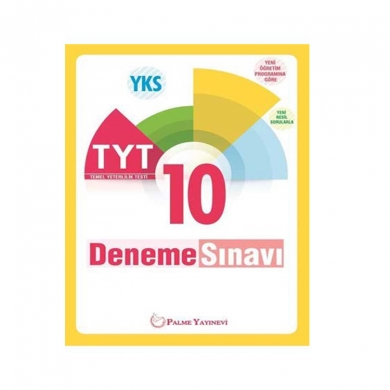 TYT 10 Deneme Sınavı Palme Yayınları