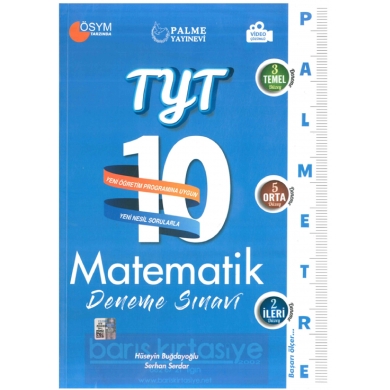 TYT Palmetre Matematik 10 Deneme Sınavı Palme Yayınları