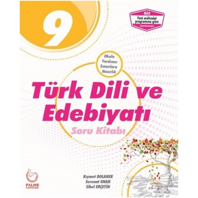 9. Sınıf Türk Dili ve Edebiyatı Soru Kitabı Palme Yayınları