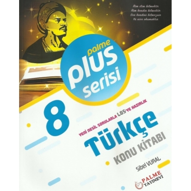 8. Sınıf LGS Türkçe Plus Konu Kitabı Palme Yayınları