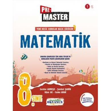 8. Sınıf Matematik Pre-Master Soru Bankası Okyanus Yayınları