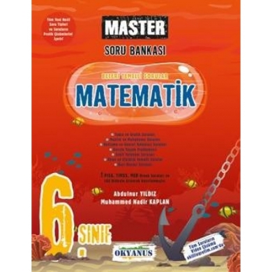 6. Sınıf Master Matematik Soru Bankası Okyanus Yayınları