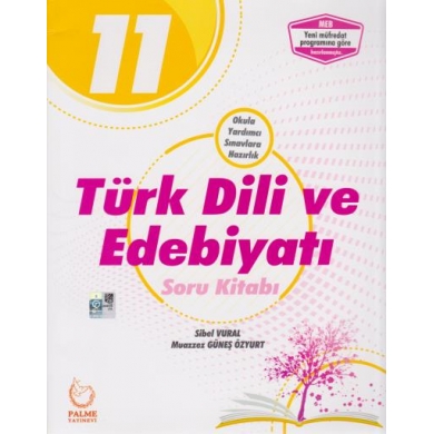 11. Sınıf Türk Dili ve Edebiyatı Soru Kitabı Palme Yayınları