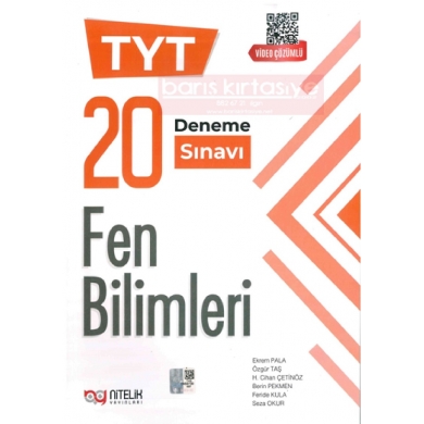 TYT Fen Bilimleri 20 Deneme Sınavı Nitelik Yayınları