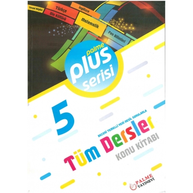 5. Sınıf Plus Serisi Tüm Dersler Konu Kitabı Palme Yayınları