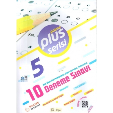 5. Sınıf Plus Serisi 10lu Deneme Sınavı Palme Yayınları