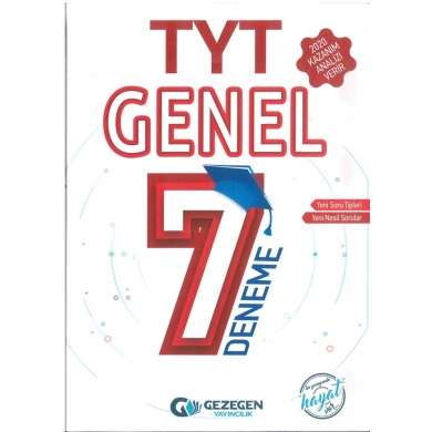 TYT Genel 7li Deneme Sınavı Gezegen Yayınları