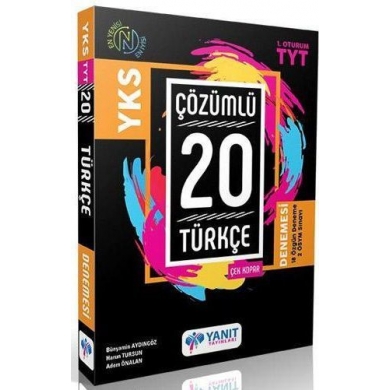 TYT Türkçe Çözümlü 20 Deneme Yanıt Yayınları