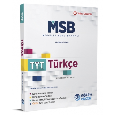 TYT Türkçe Modüler Soru Bankası Eğitim Vadisi