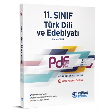 11. Sınıf Türk Dili ve Edebiyatı PDF Planlı Ders Föyü Eğitim Vadisi