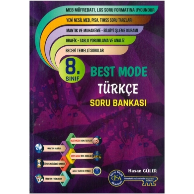8.Sınıf Best Mode Türkçe Soru Bankası Gür Yayınları