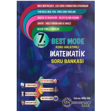 7.Sınıf Best Mode Matematik Soru Bankası Gür Yayınları