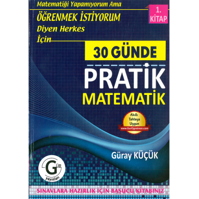 30 Günde Pratik Matematik 1.Kitap Gür Yayınları