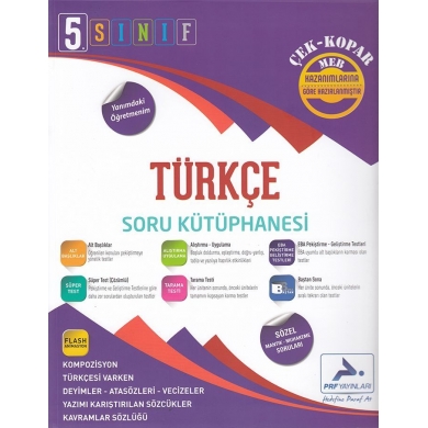 5. Sınıf Türkçe Soru Kütüphanesi  Paraf Yayınları