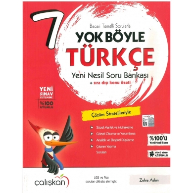 7. Sınıf Yok Böyle Türkçe Çalışkan Yayınları