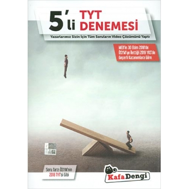 TYT 5li Deneme Sınavı Video Çözümlü Kafadengi Yayınları