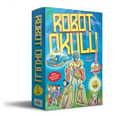 3. ve 4. Sınıf Robot Okulu Hikaye Seti (10 Kitap) Damla Yayınevi