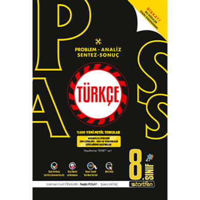 8. Sınıf LGS Türkçe Pass Soru Bankası Startfen Yayıncılık