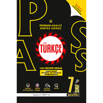 7. Sınıf Türkçe Pass Soru Bankası  Startfen Yayıncılık