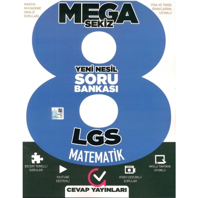 8. Sınıf Mega Matematik Soru Bankası Cevap Yayınları